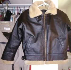 Leather Jacket with fur lining